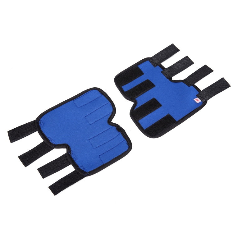 Pet Knee Pads Dog Leg Protectors Pet Protection Gear Operation Injury Sleeve, Size: M(HJ03 Classic Blue)