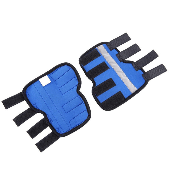 Pet Knee Pads Dog Leg Protector Pet Protective Gear Surgery Injury Case, Size: L(HJ12 Reflex Blue)