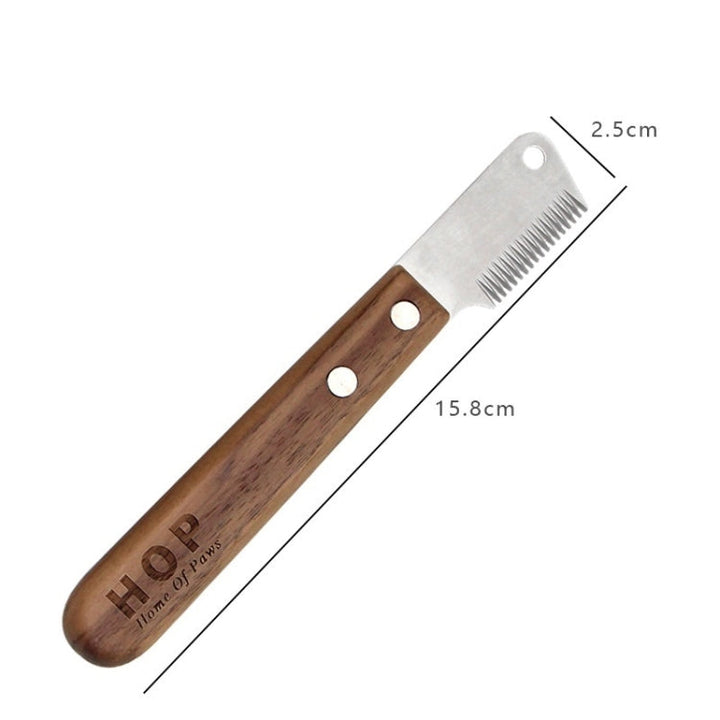 HOP Terrier Dog Grooming Knife Pet Styling & Shaving Tool (CS21 Left-handed)