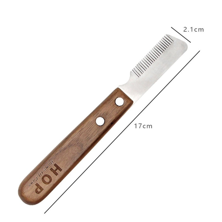 HOP Terrier Dog Trimming Knife Pet Grooming & Shaving Tool (CS276 Right Hand)