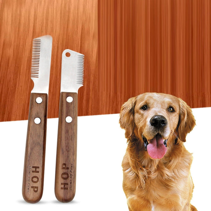 HOP Terrier Dog Grooming Knife Pet Styling & Shaving Tool (CS21 Left-handed)