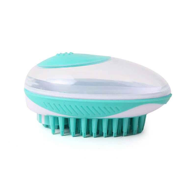 Pet Bath Brush Dog Massage Cleaning and Beauty Products (Green)