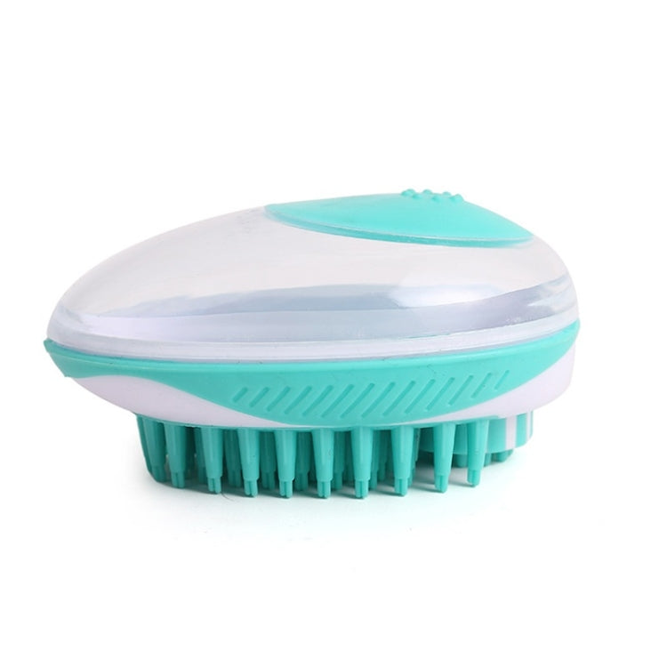 Pet Bath Brush Dog Massage Cleaning and Beauty Products (Green)