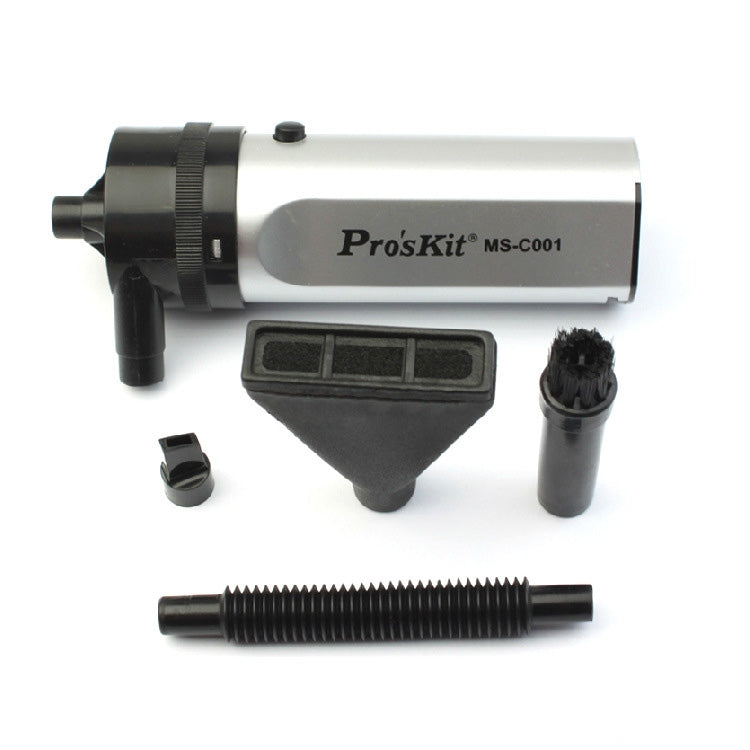 Lisslune | ProsKit MS-C001 Mini Vacuum Mobile Computer Keyboard Dust Collector Cleaning Tool (Black)