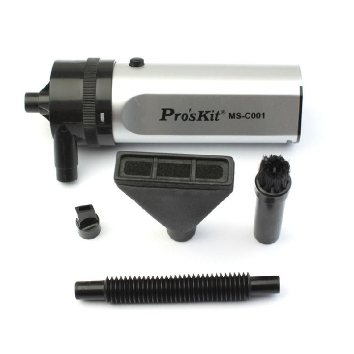 Lisslune | ProsKit MS-C001 Mini Vacuum Mobile Computer Keyboard Dust Collector Cleaning Tool (Black)