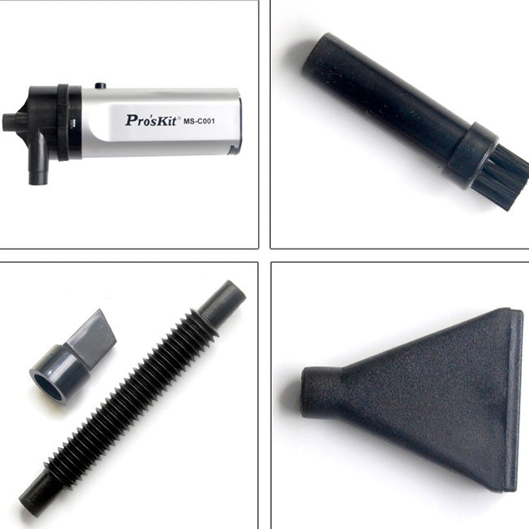 Lisslune | ProsKit MS-C001 Mini Vacuum Mobile Computer Keyboard Dust Collector Cleaning Tool (Black)