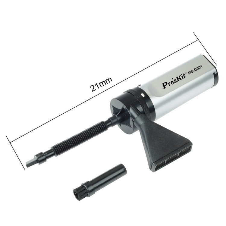 Lisslune | ProsKit MS-C001 Mini Vacuum Mobile Computer Keyboard Dust Collector Cleaning Tool (Black)