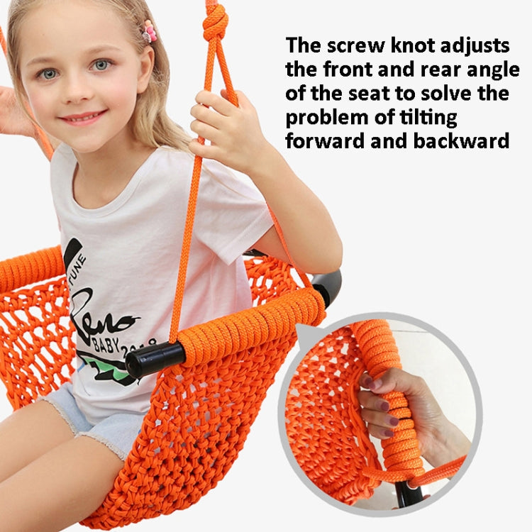Lisslune | Children's Swing Family Toy Indoor And Outdoor Garden Handwoven Swing Chair Hanging Chair
