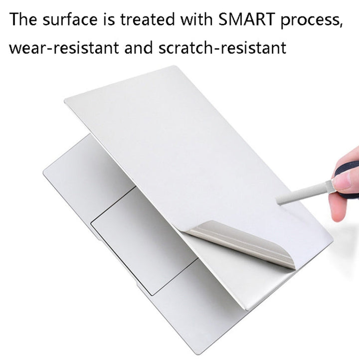 Lisslune | JRC 4 in 1 Computer Upper Shell + Lower Shell + Full Support Adhesive + Touch Sticker Film Notebook Case Protective Film for Huawei Matebook X Pro 2019 / 2020 (Silver)