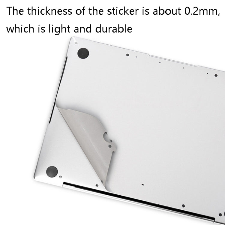 Lisslune | JRC 4 in 1 Computer Top Shell + Bottom Shell + Full Support Sticker + Touch Sticker Film Laptop Shell Protective Film For Huawei Matebook X Pro 2019 / 2020 (Gray)