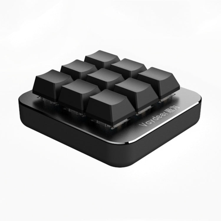 Lisslune | Vaydeer JP1011 9-Key Mechanical Keyboard Mini Portable Custom Keyboard, Cable Length: 1m