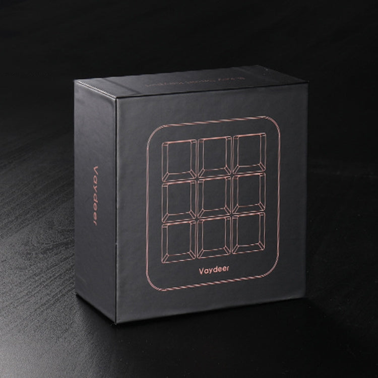 Lisslune | Vaydeer JP1011 9-Key Mechanical Keyboard Mini Portable Custom Keyboard, Cable Length: 1m