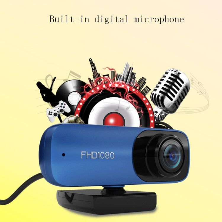 Lisslune | C80-30FPS autofocus 8 million pixels FHD 1080P USB interface network HD live computer camera