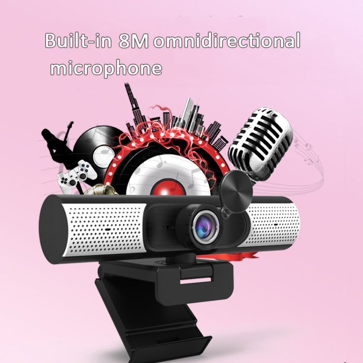 Lisslune | C500 1080P Network HD Live Streaming Computer Camera Built-in Speaker
