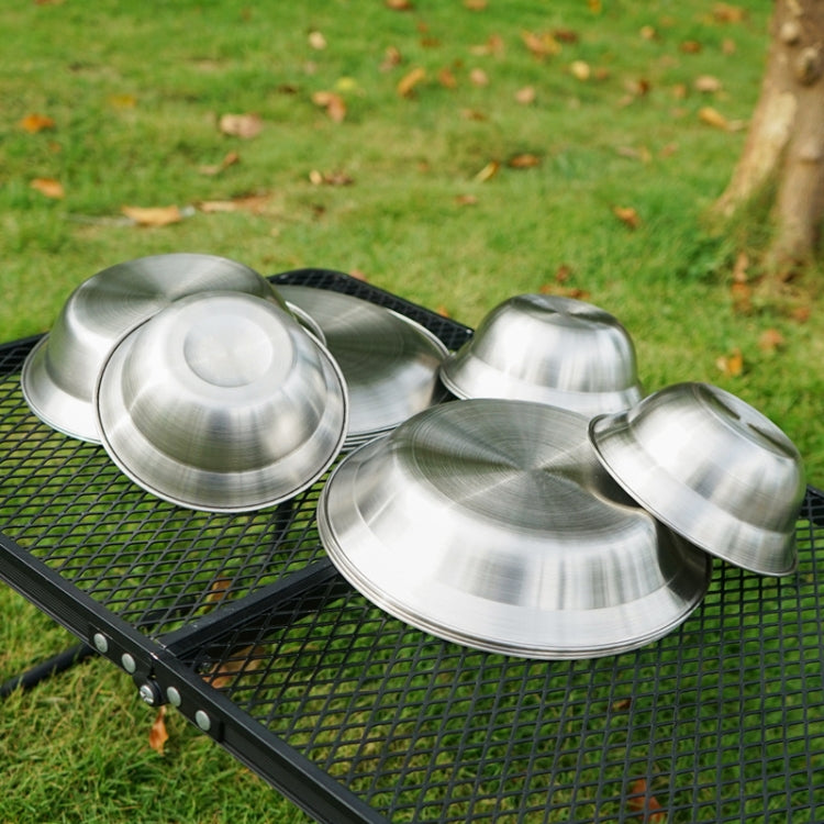 Lisslune | 16 PCS / Set CLS Outdoor Stainless Steel Tableware Portable Camping Dinner Bowl Plate Set