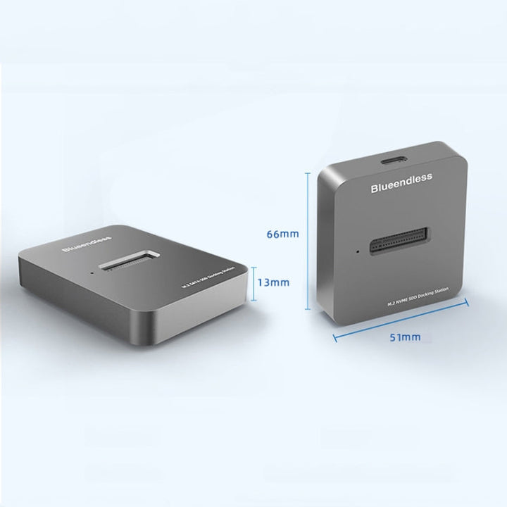 Lisslune | Blueendless M.2 NGFF / NVME Solid State Drive Lower USB3.1 Notebook External SSD Mobile Hard Drive Slot, Style: SD02 (M.2 NVME Protocol)