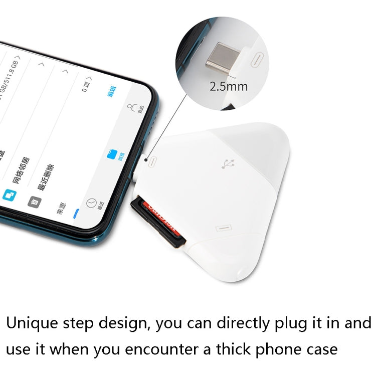 Lisslune | LCOP 5 in 1 triangle phone computer card reader OTG card reader