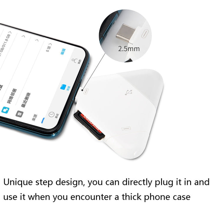 Lisslune | LCOP 5 in 1 triangle phone computer card reader OTG card reader