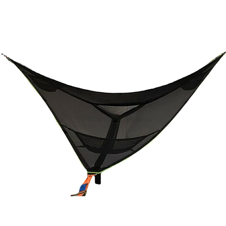Lisslune | 2.8 m Family Outdoor Portable Air Tent Multi-Person Camping Triangle Hammock (Black)