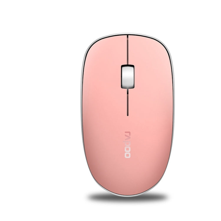 Lisslune | Rapoo M200G 1300 DPI 3 Button Silent Wireless Mouse (Pink)