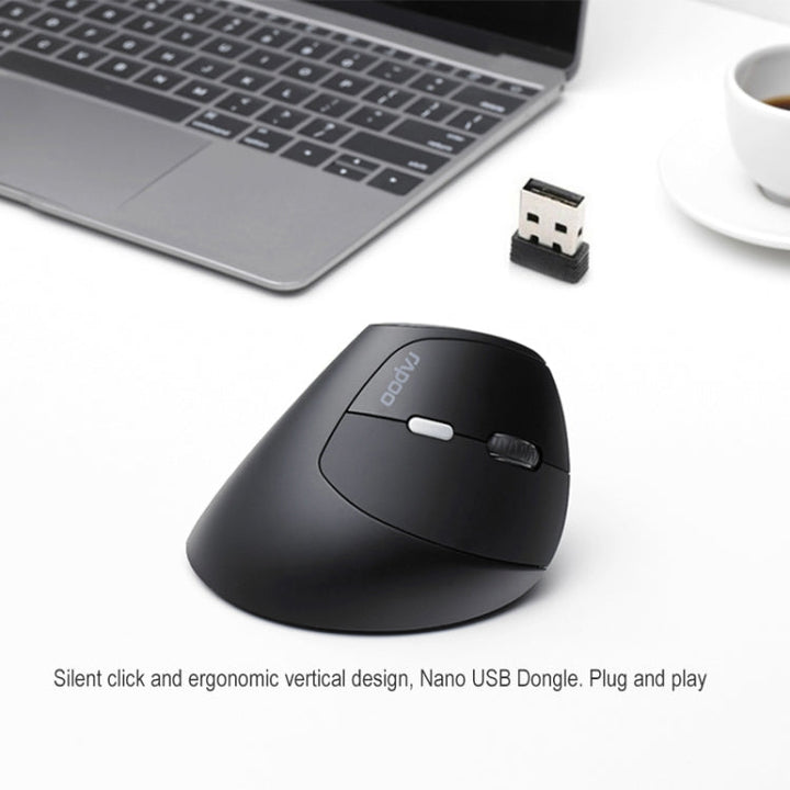 Lisslune | Rapoo MV20 Ergonomic Wireless Silent Vertical Mouse (Silent Version)