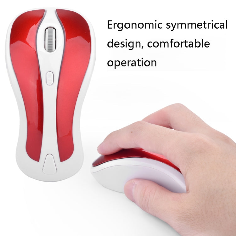 Lisslune | PR-01 1600 DPI 7 Button Flying Mammal Wireless Mouse 2.4G Gyroscope Gaming Mouse (White Green)