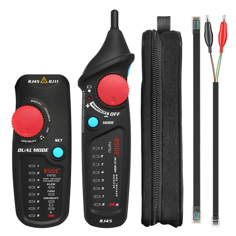 Lisslune | BSIDE FWT82 Analog and Digital Dual-Mode Anti-Interference Intelligent Wire Finder Network Cable Tracker