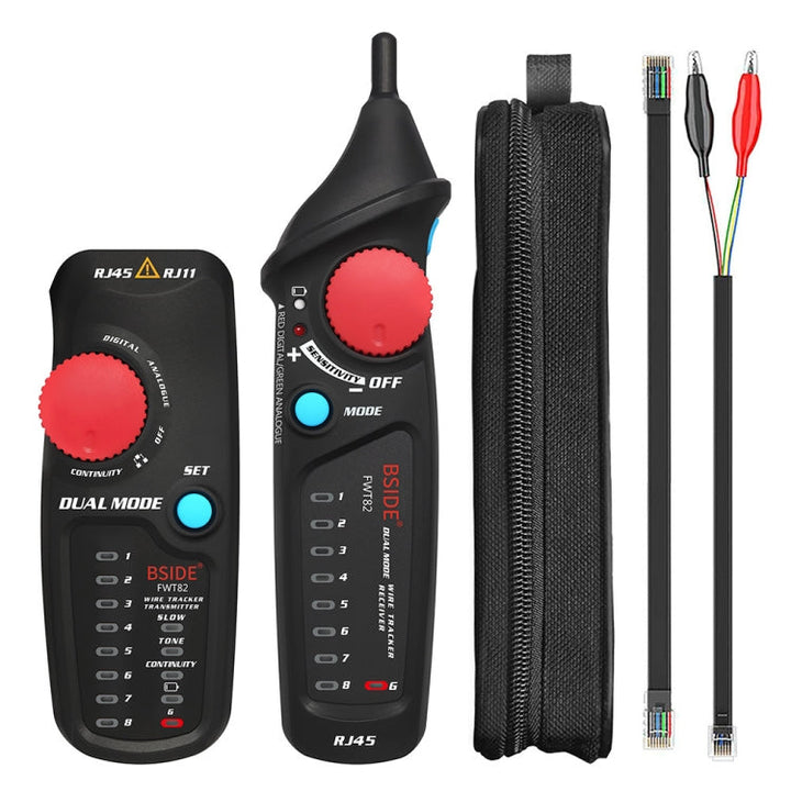 Lisslune | BSIDE FWT82 Analog and Digital Dual-Mode Anti-Interference Intelligent Wire Finder Network Cable Tracker