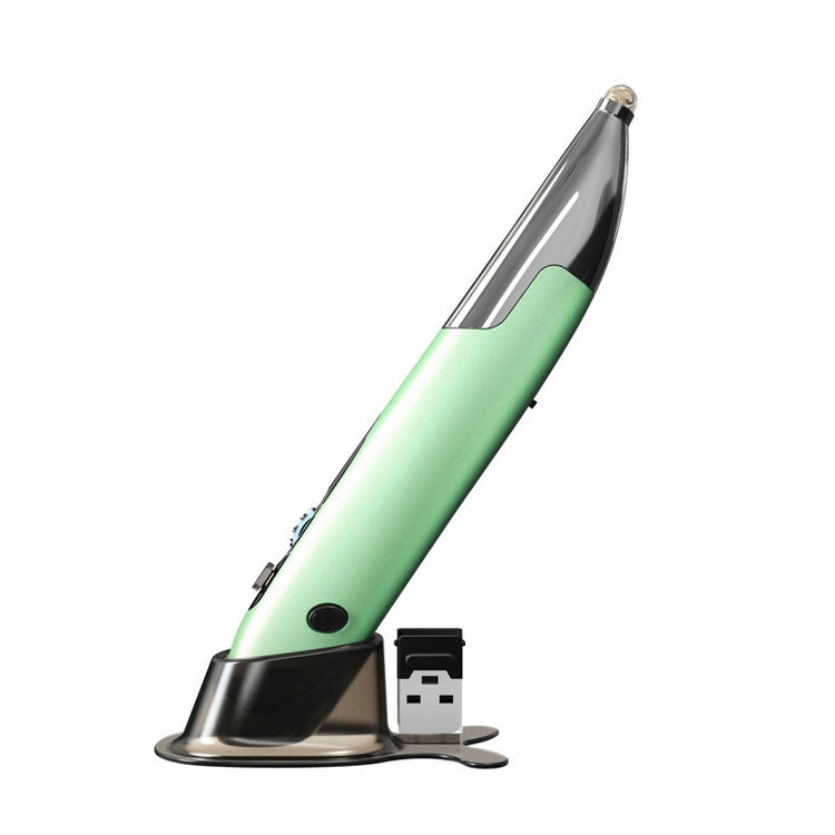 Lisslune | PR-A18 2.4G Charging Mouse Pen Handwritten Glowing Wireless Mouse Pen (Green)