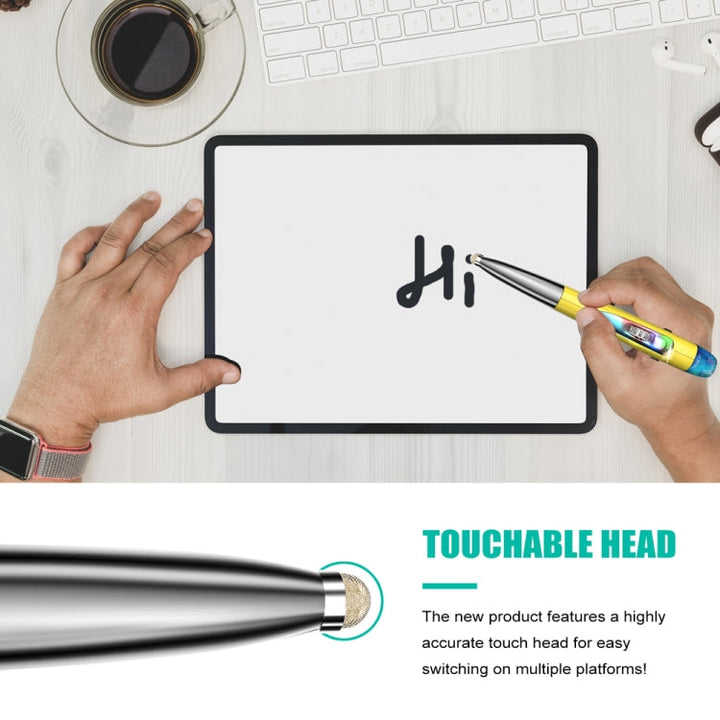 Lisslune | PR-A18 2.4G Charging Mouse Pen Handwriting Light Wireless Mouse Pen (Silver Gray)