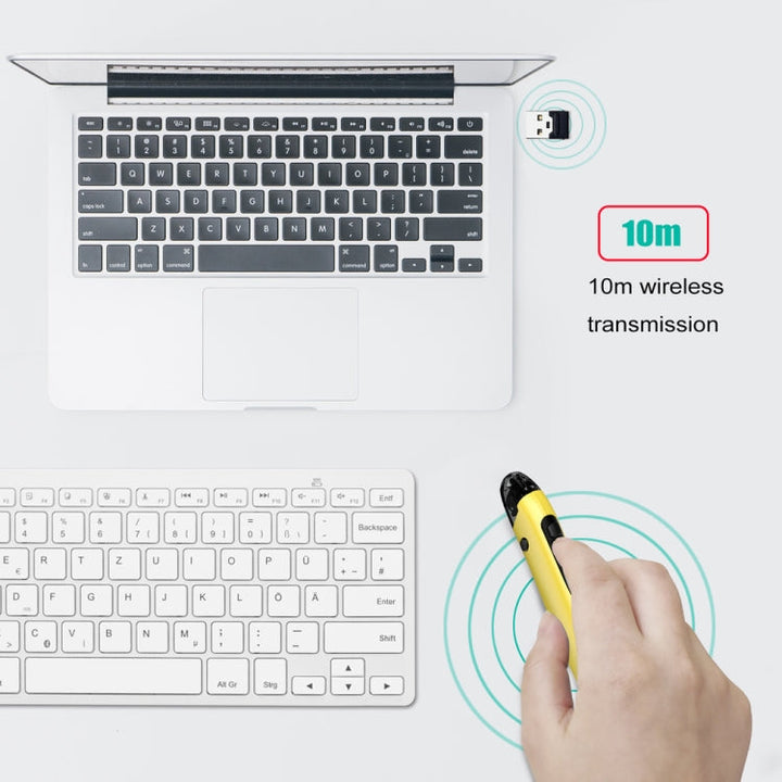 Lisslune | PR-A18 2.4G Charging Mouse Pen Handwritten Glow Wireless Mouse Pen (Blue)