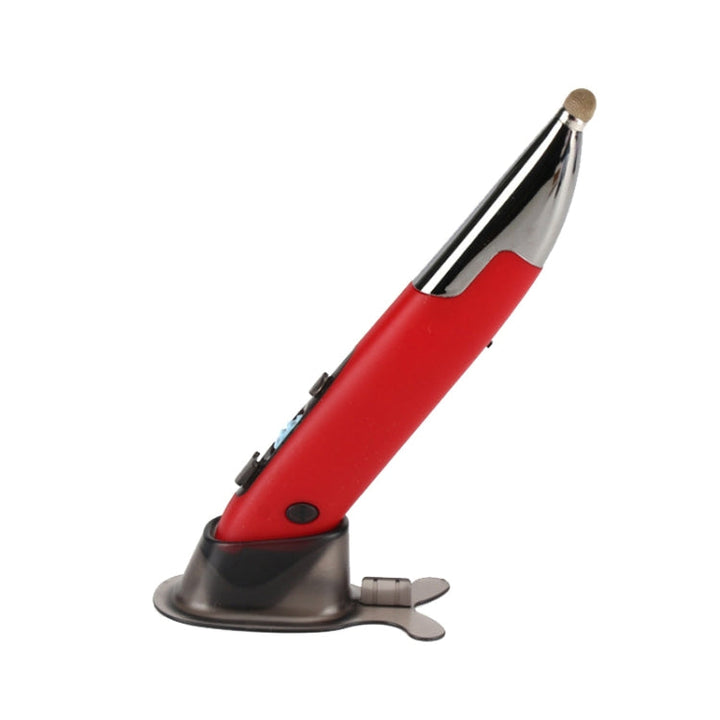Lisslune | PR-A19 2.4GHz Wireless Charging Bluetooth Mouse Pen Type Glossy Silent Mouse (Red)
