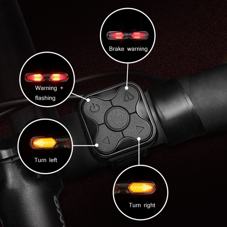 Lisslune | Bicycle Smart Wireless Remote Control Driving Control Warning Taillight (DT-6002Z)