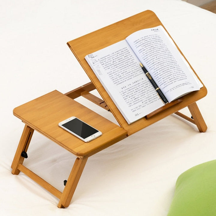 Lisslune | 741ZDDNZ Bed Use Foldable Height Adjustable Laptop Table Dorm Desk, Specification: Medium 64cm