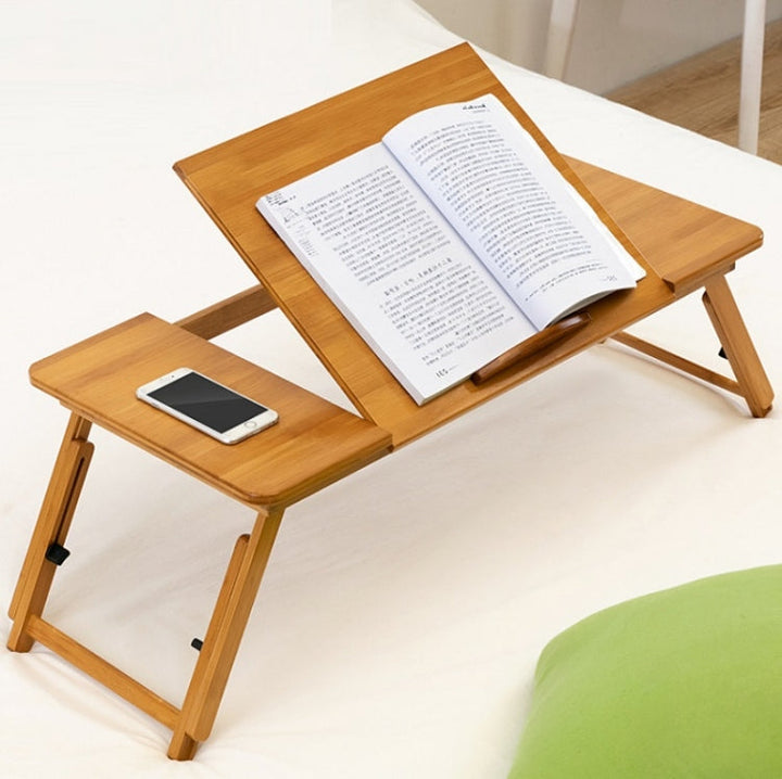 Lisslune | 741ZDDNZ Bed Usage Foldable Height Adjustable Laptop Table Dormitory Study Table, Specification: Large 88cm