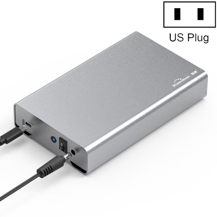 Lisslune | Blueendless U35Q 3.5 Inch Full Metal Mobile Hard Drive Bay Type-C/Usb3.0 SATA Serial Desktop PC External Hard Drive Bay US Plug (TYPE-C)