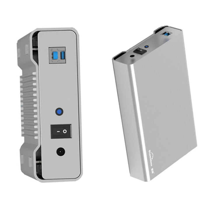 Lisslune | Blueendless U35Q 3.5 Inch Full Metal Mobile Hard Drive Enclosure Type-C/Usb3.0 SATA Serial Desktop PC External Hard Drive Enclosure AU Plug (TYPE-C)