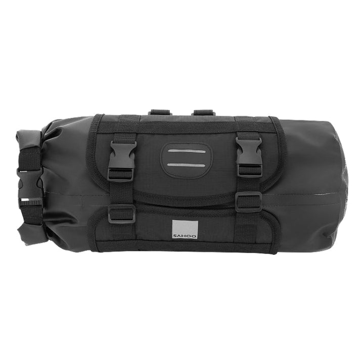 Lisslune | SAHOO 11L Enlarged Bicycle Front Bag Mountain Bike Clip Mesh Waterproof and Wear-resistant Handlebar Bag (Black)