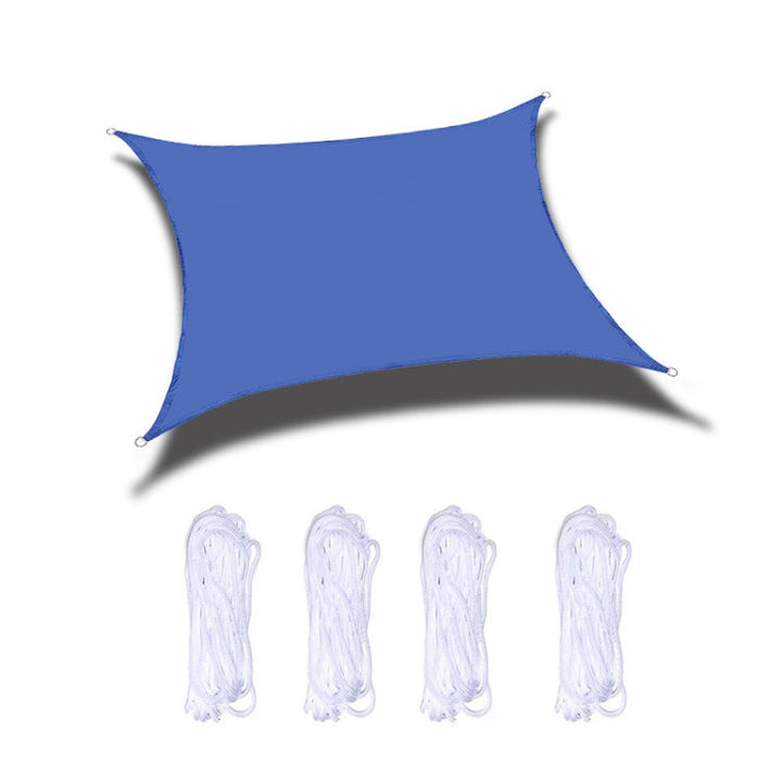 Lisslune | Outdoor Garden Sun Sail Waterproof Anti-UV Awning, Size: 2m x 3m (Royal Blue)