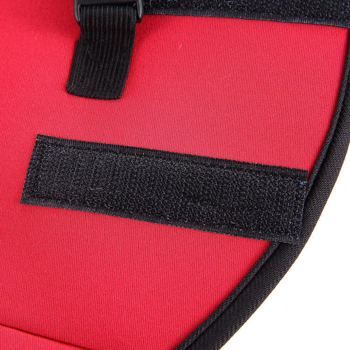 HJ19 Pet Operation Rehabilitation Hind Leg Protection Walking Aids, Size: S (Red left hind leg form)