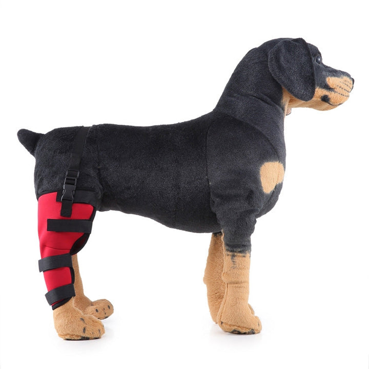 HJ19 Pet Operation Rehabilitation Hind Leg Protection Walking Aids, Size: S (Red Right Hind Legs)