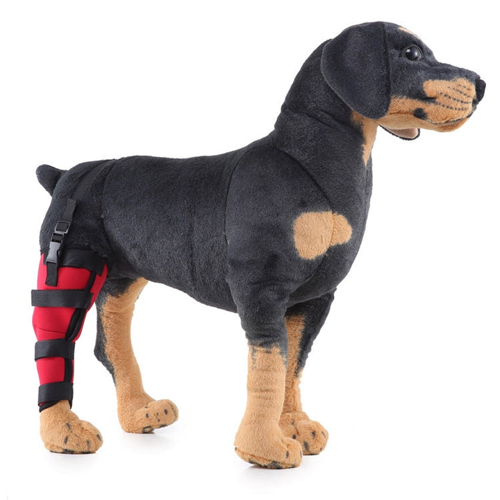 HJ19 Pet Operation Rehabilitation Hind Leg Protection Walking Aids, Size: S (Red Right Hind Legs)