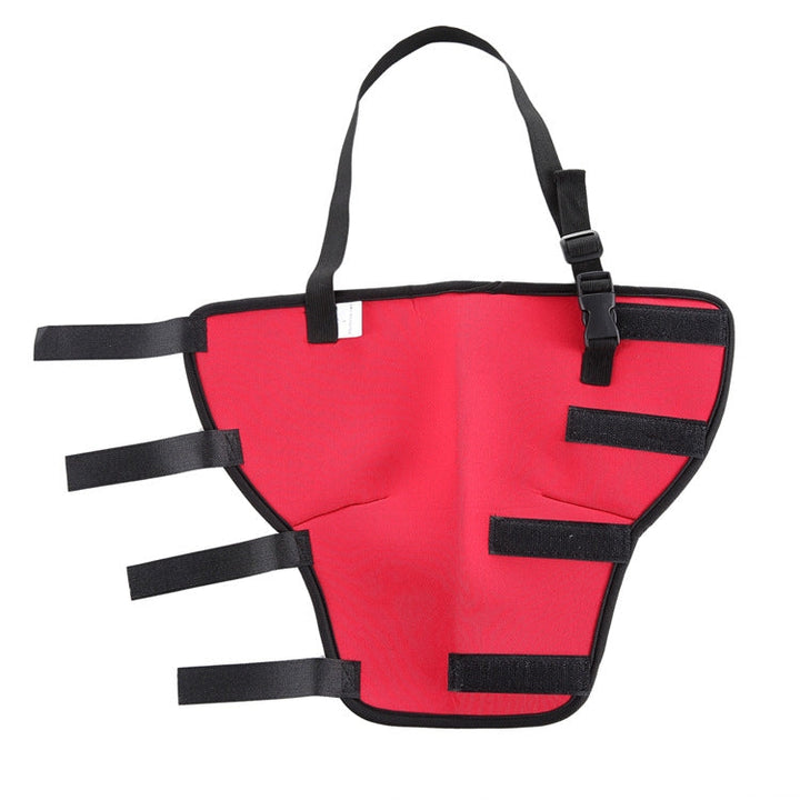 HJ19 Pet Operation Rehabilitation Hind Leg Protection Walking Aids, Size: S (Red Right Hind Legs)