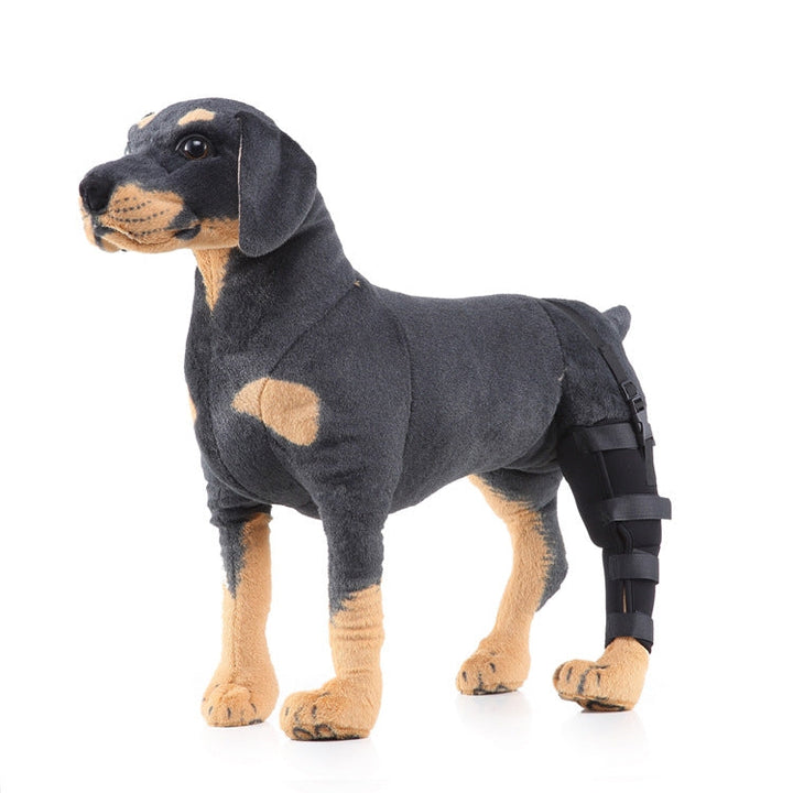 HJ19 Pet Surgery Rehabilitation Hind Leg Protection Walking Aids, Size: L (Black Left Hind Leg)