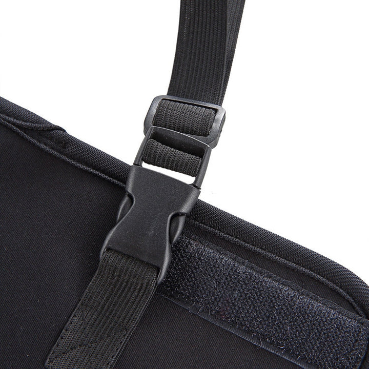 HJ19 Pet Surgery Rehabilitation Hind Leg Protection Walking Aids, Size: L (Black Left Hind Leg)