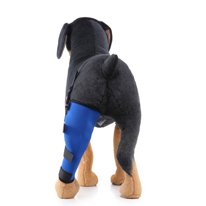 HJ19 Pet Surgery Rehabilitation Hind Leg Protection Walking Aids, Size: L(Blue Left Hind Leg)
