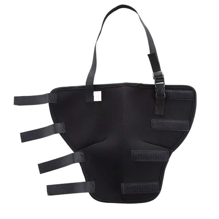 HJ19 Pet Surgery Rehabilitation Hind Leg Protection Walking Aids, Size: L (Black Right Hind Leg)