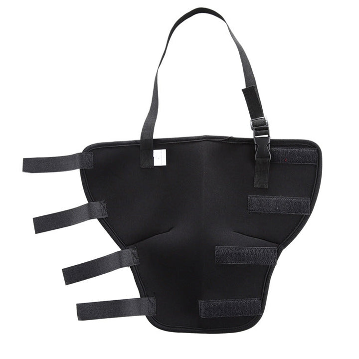 HJ19 Pet Surgery Rehabilitation Hind Leg Protection Walking Aids, Size: L (Black Right Hind Leg)