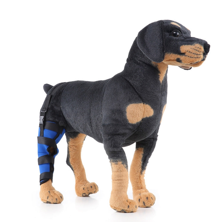 HJ19 Pet Operation Rehabilitation Hind Leg Protection Walking Aids, Size: L(Blue Right Hind Legs)