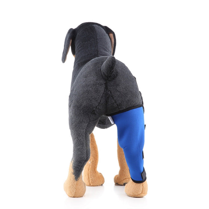HJ19 Pet Operation Rehabilitation Hind Leg Protection Walking Aids, Size: L(Blue Right Hind Legs)